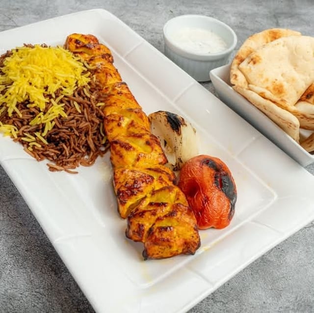 Kids Boneless Chicken Kebab.